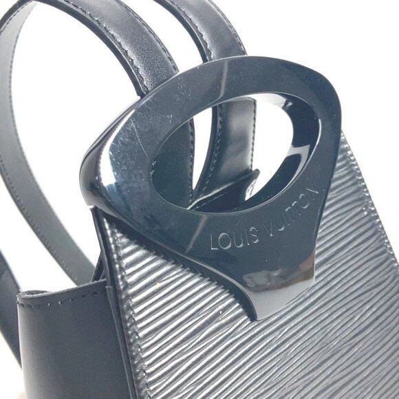 LOUIS VUITTON M52392 Epi Migny Crossbody Shoulder Bag Epi Leather Noir Black - Picture 9 of 15